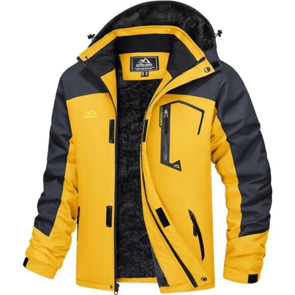 MAGCOMSEN Men's Winter Coats Water Resistant Ski Snow Jacket - Main Image